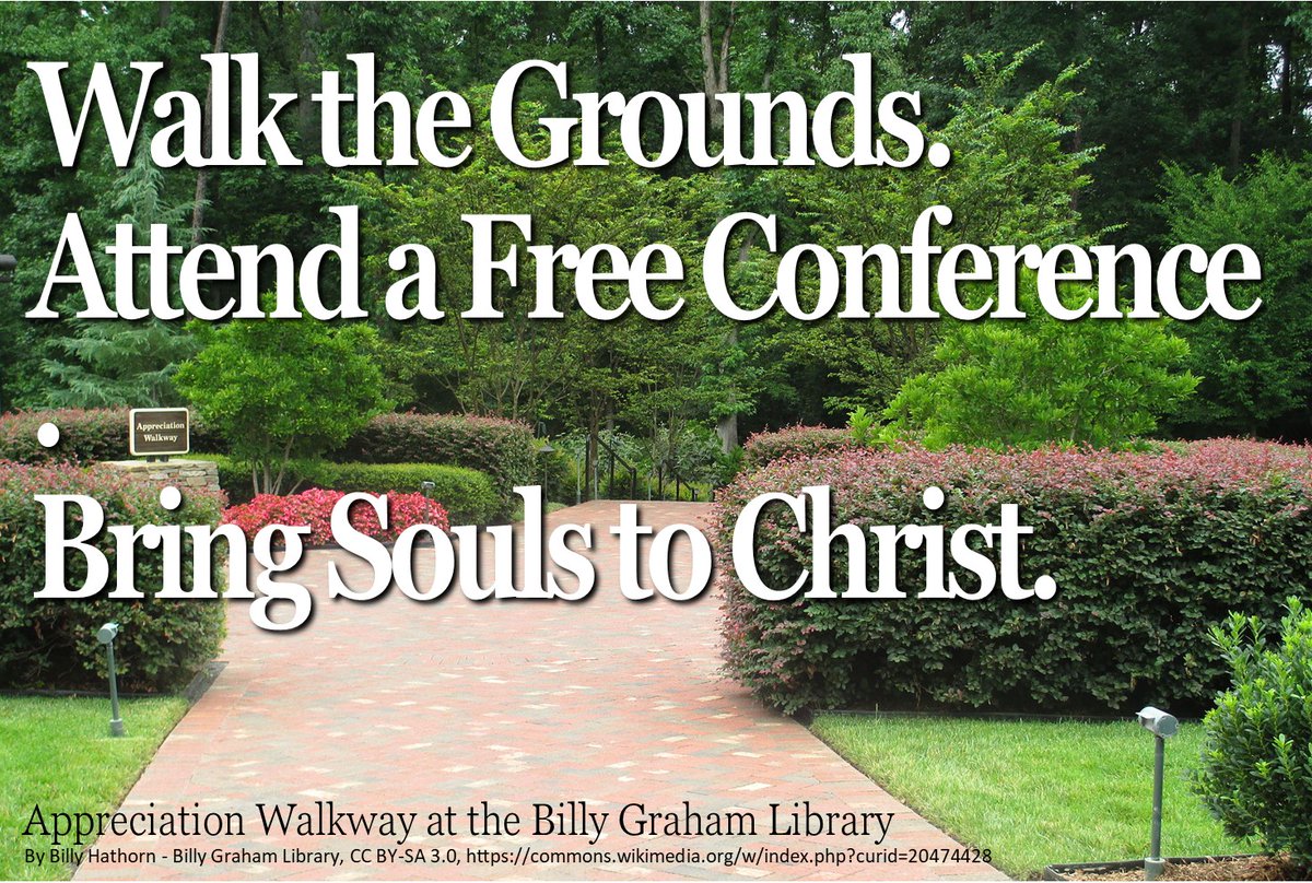 You were made for this.

On Feb 5-6, you're invited to gather at the Billy Graham Library for a free conference and to bring souls to Jesus.

Get a free library tour and learn how your city can be a part of a multi-year, growing campaign, to see a spiritual awakening in the