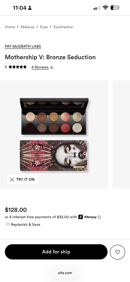 LMAO sister NOBODY is getting $128 from me for an eyeshadow palette. Especially in this economy