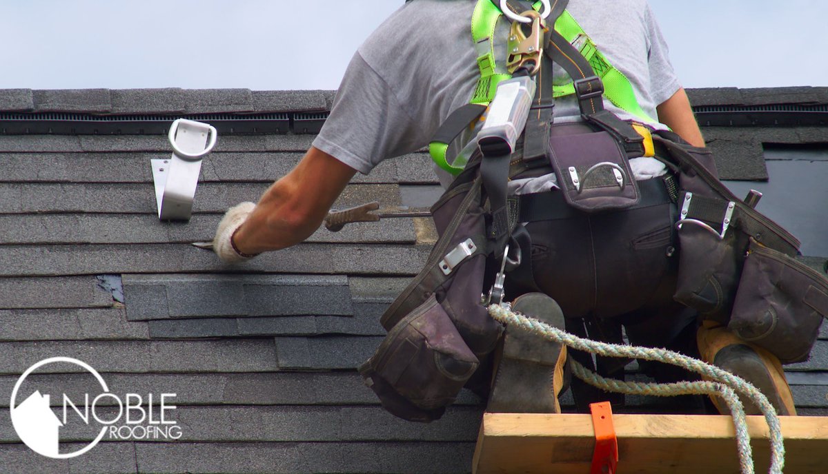 NobleRoof's tweet photo. Winter is known for snow and cold weather, but there are many good, clear weather days when replacing a roof is possible! Beat the spring and summer rush and get your roof done in the off season!

10 Reasons to Get Your Roof Done in the Winter: 
https://t.co/uHJ92Yrb7Y https://t.co/rgkKMX4iA7