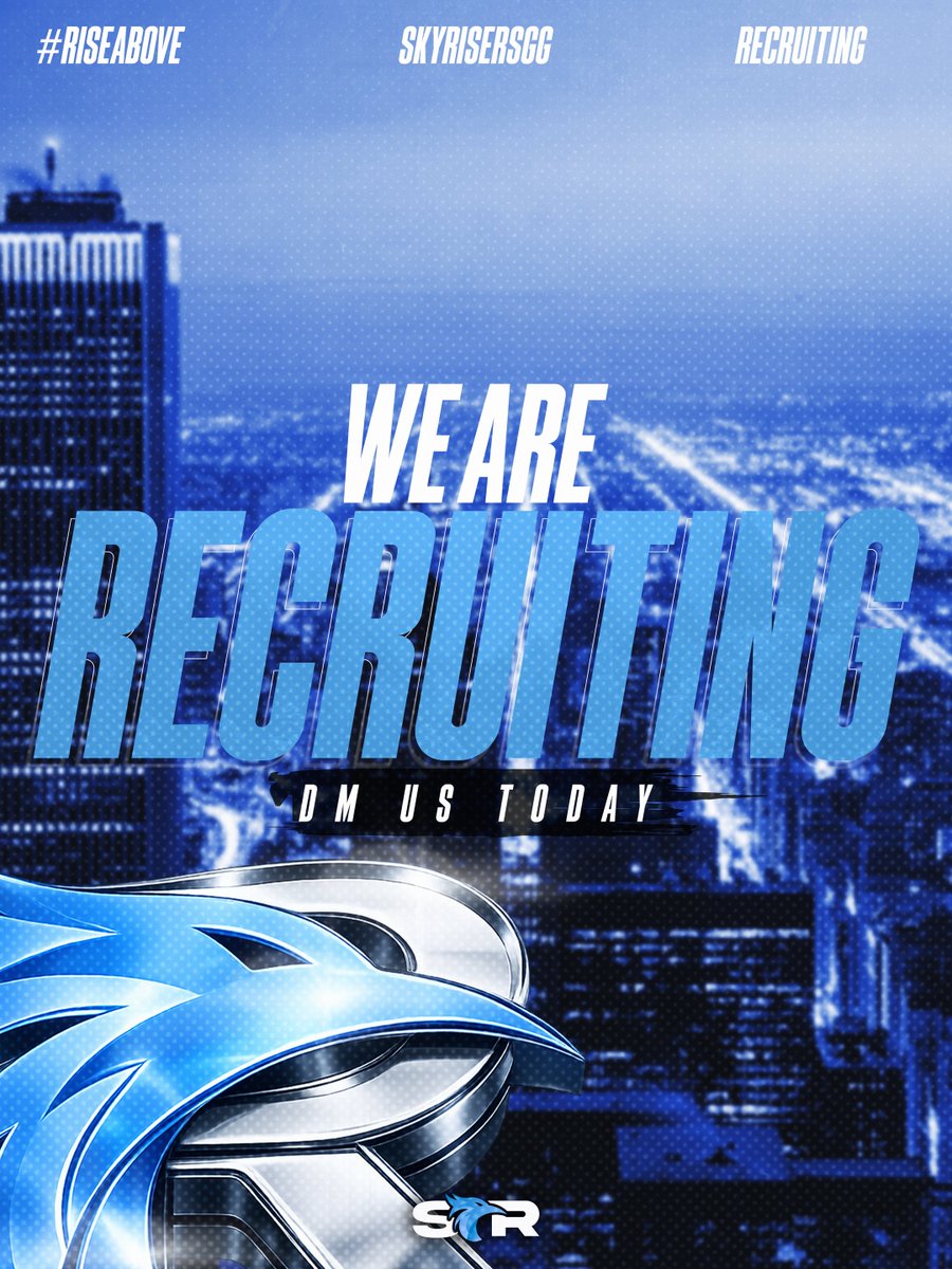 SkyRisers keeps growing, and we’re looking to bring on a Community Manager (unpaid).

We’re looking for someone reliable and organized who genuinely cares about building something long-term in esports. This role focuses on supporting our players and creators, keeping the