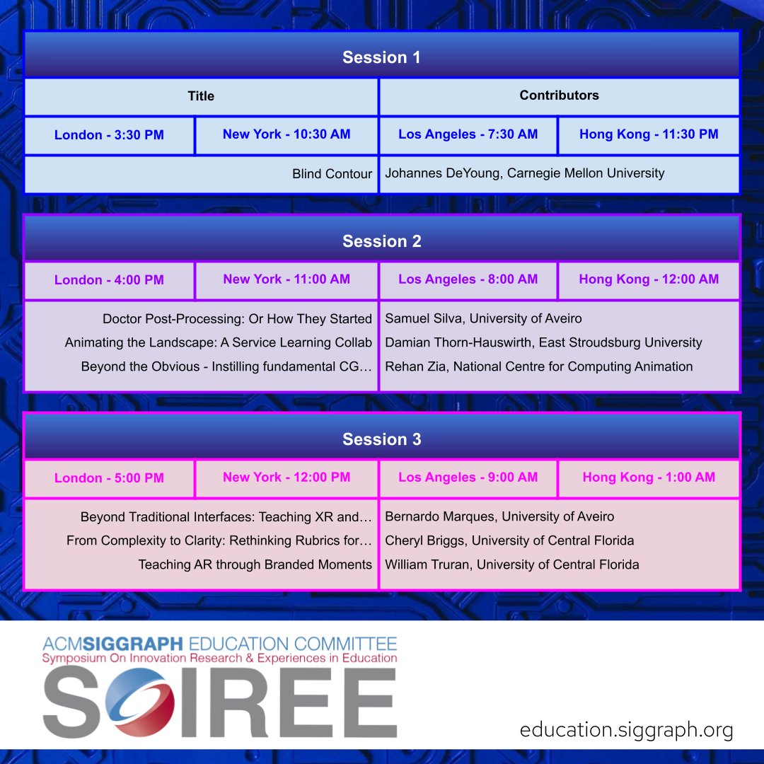 ACM SIGGRAPH Education Committee tweet media