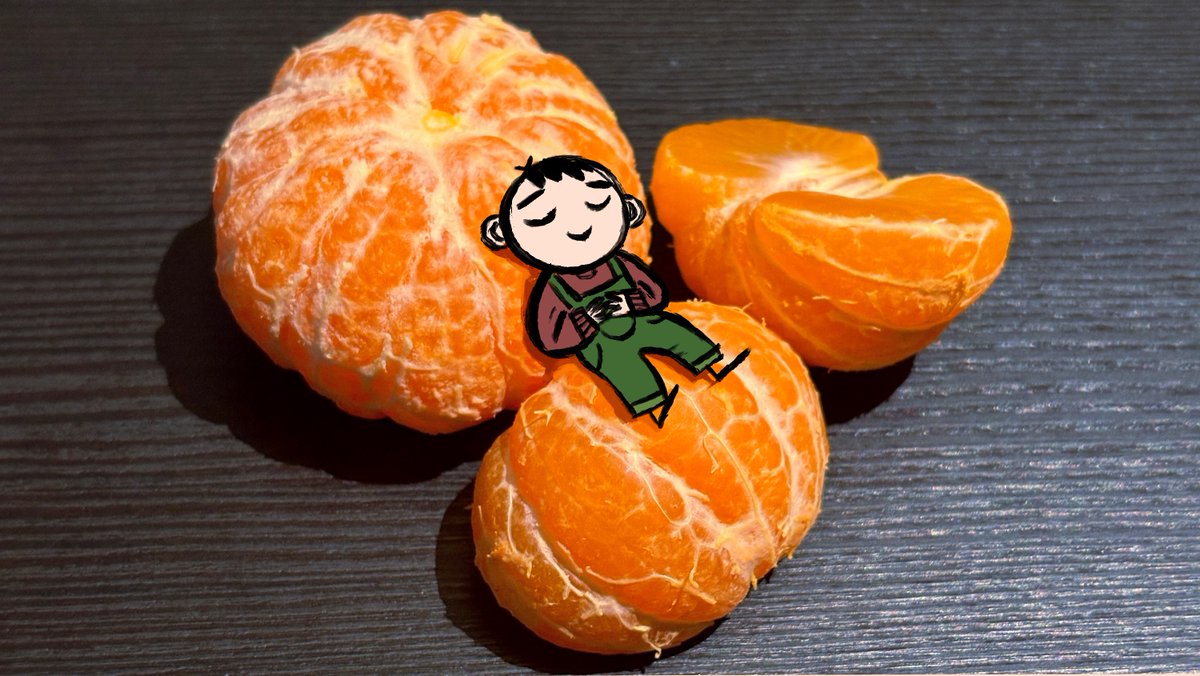 HAPPY MONDAY! I’D LIKE TO PROPOSE A TANGERINE TOAST TODAY. IF YOU HAVE A TANGERINE HANDY, PLEASE GRAB IT AND LET’S ALL GET THAT NICE VITAMIN C TO PROMOTE STRENGTH IN OUR IMMUNE SYSTEMS. ALSO, ISN’T IT A NICE COLOUR? TAKE CARE EVERYBODY, I HOPE YOU HAVE A LOVELY WEEK!!