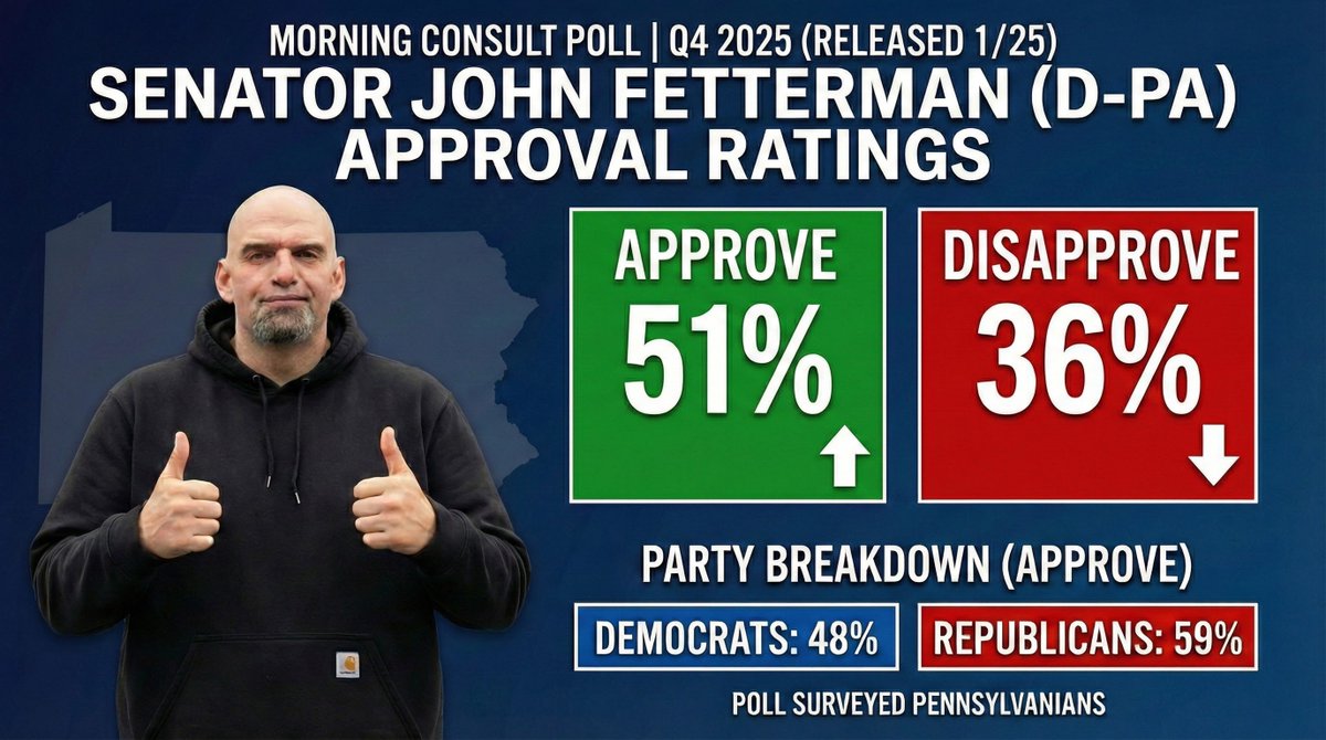 As <a href="/SenFettermanPA/">U.S. Senator John Fetterman</a>’s approval ratings continues to surge, it’s becoming obvious: Americans are hungrier than ever for leaders who put principles above partisanship