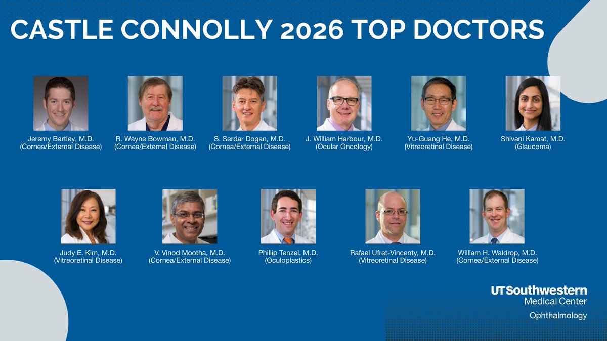 UT Southwestern Ophthalmology tweet media