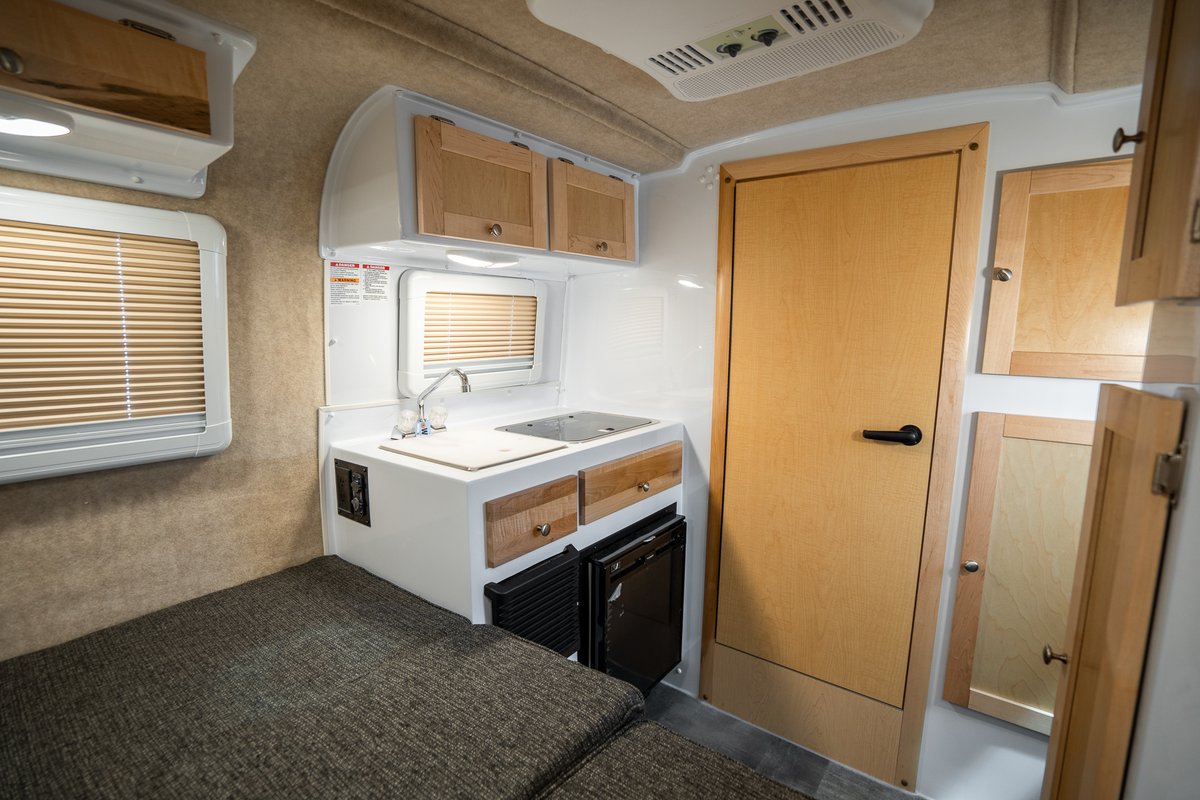 Scamp_Trailers's tweet photo. The 13' Layout 2 interior proves that small trailers can still feel open, functional, and inviting.
Give us a call at 800-346-4962 and order yours today! 
----
Want a different layout? We've got over 17 to choose from. Check them out here: https://t.co/cS3NQkS9dL https://t.co/3TDTPFaooB