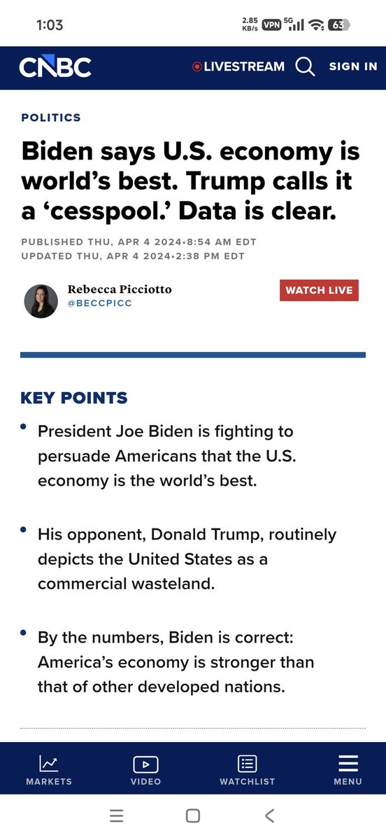 中国有赢学？看看什么才是真正的赢学吧：By the numbers, Biden is correct: America’s economy is stronger than that of other developed nations.拜登称美国经济是世界上最好的，从数据上看，拜登的说法是正确的：美国的经济比其他发达国家的经济更强劲。
赢学就是赢到最后，只有死鸭子嘴硬。