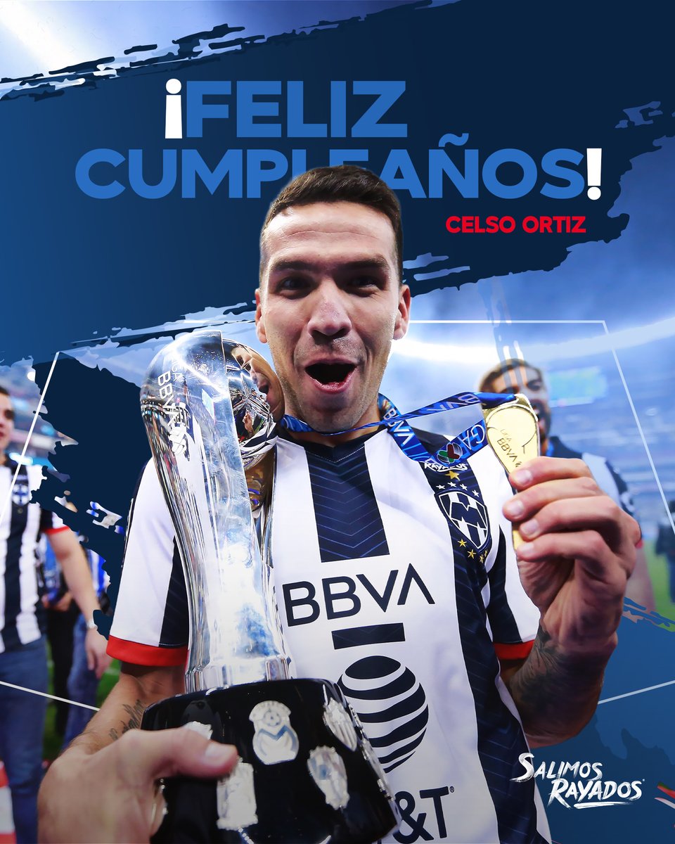 Rayados's tweet image. Mediocampista paraguayo que, gracias a su talento y pasión por nuestros colores, fue parte de la conquista de la @LigaBBVAMx, @TheChampions y @CopaMX.🇵🇾🏆

¡Feliz cumpleaños, Celso Ortíz!🥳Que pases un gran cumpleaños y te deseamos lo mejor hoy y siempre #EnLaVidaYEnLaCancha.🙌🏼