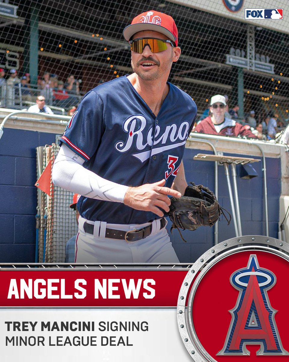 The Angels are signing Trey Mancini to a minor league deal, per @Ken_Rosenthal