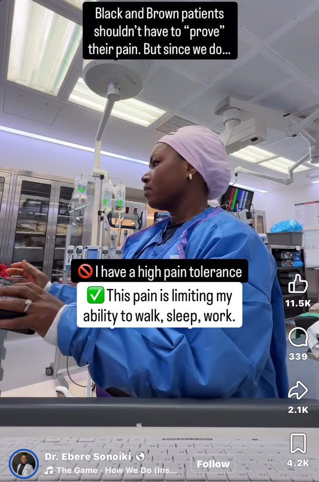 Snow_Blacck's tweet image. REPOSTING FOR AWARENESS 🔥

This doctor is sharing how to advocate for yourself as black and brown patients experiencing pain: