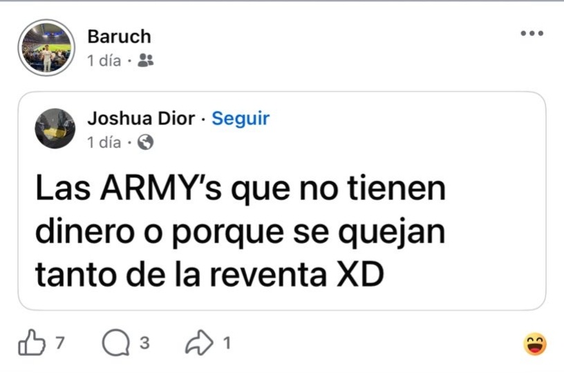 ARMYY AQUÍ HAY OTRO FIFAS FRUSTRADO QUE TAMBIÉN ESTA "REVENDIENDO" BOLETOS