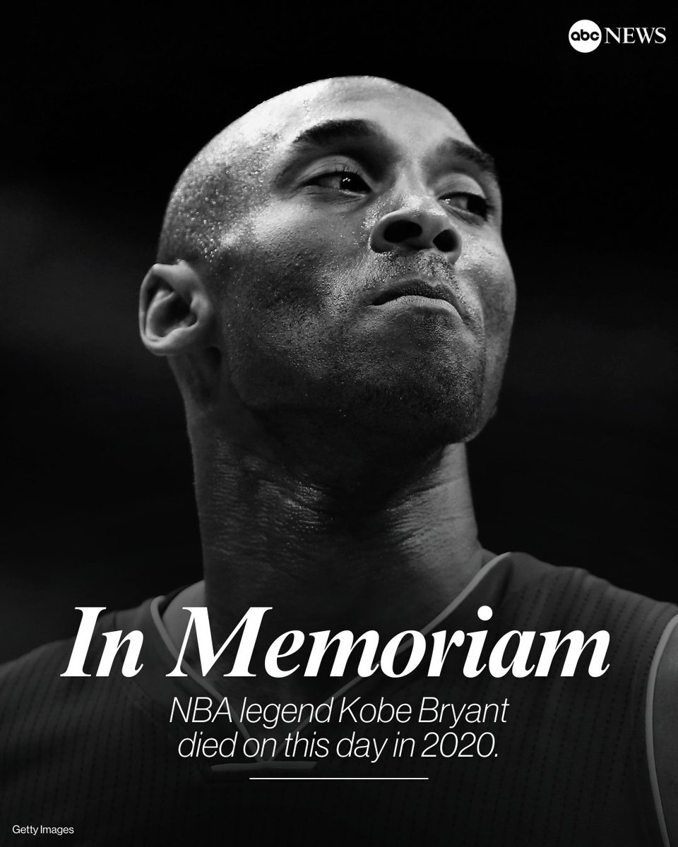 IN MEMORIAM: Remembering NBA legend Kobe Bryant, who died on this day in 2020. 🕊️💜💛