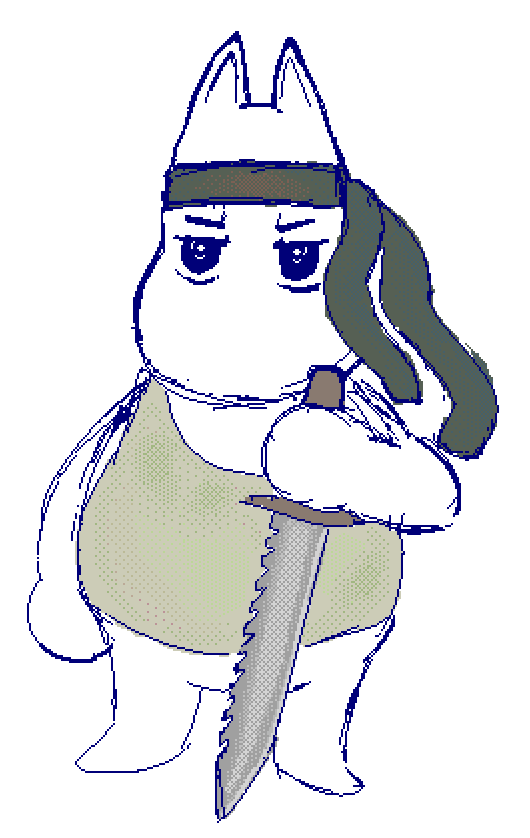 Time hasn't made sense to me in a while.
I swore I received a message from someone like a week ago. But I go to respond and it was yesterday at 2 AM.
Also here's a Rambo-esque Moomin, hello.