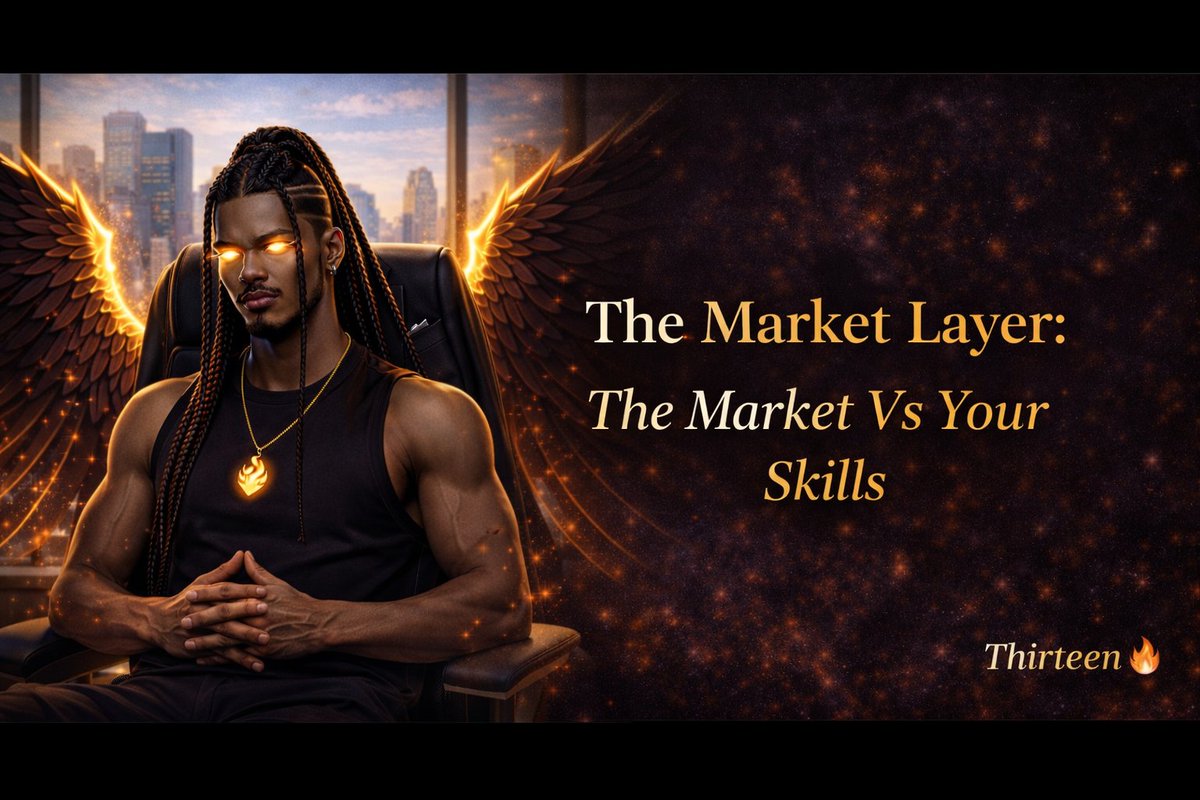 Thirteen Diary 🔥  | The Writers Economy 
The Market Layer
The Market vs Your Skills

I've come to discover that, a number of writers seem to believe that:
“If they just get better at writing, the money will come.”

That's a lie. Because it won't come 📌

Not because your skill