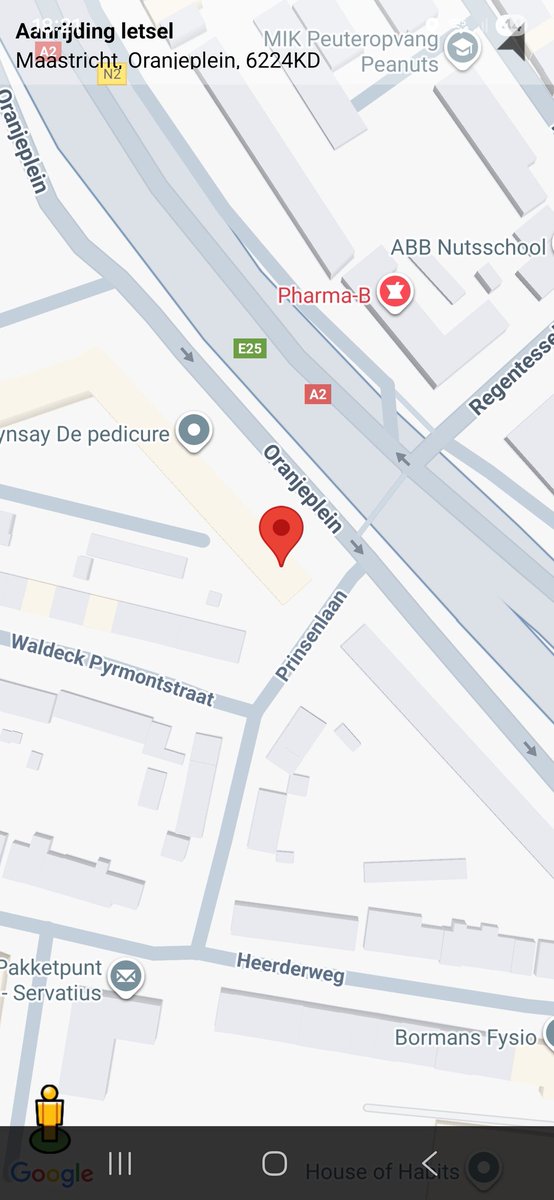 Ongeval wegvervoer op het Oranjeplein in Maastricht