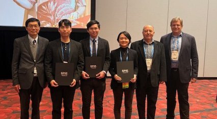 We’re thrilled to congratulate Yinlin Luo &amp; Caltech team along with Hsuan-Kai Huang &amp; team at University of Illinois Urbana-Champaign on receiving the Seno Medical Best Paper Award at SPIE! We would also like to congratulate Jeongwoo Park for the TomoWave award. 
#SPIE #imagio