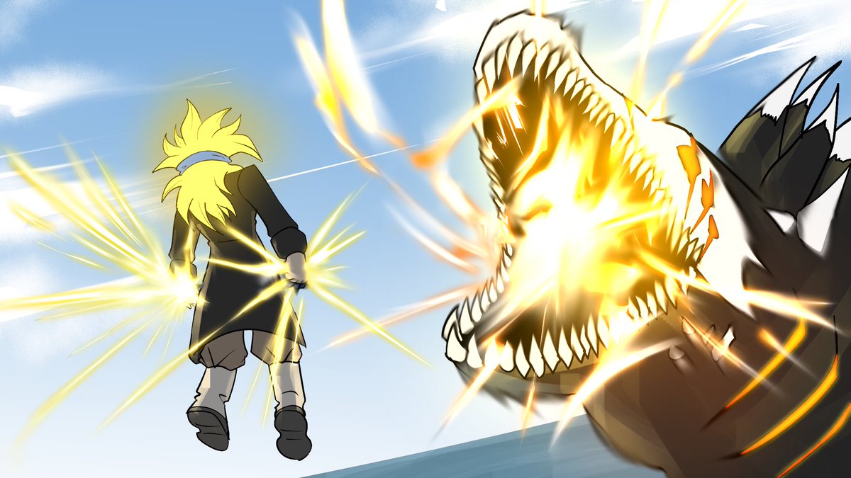 “Confronting The Leviathan”

Massive thanks to <a href="/Animayson/">ANIMAYSON | COMMISSION OPEN</a> for this awesome art! #Dragonball #RWBY #OC