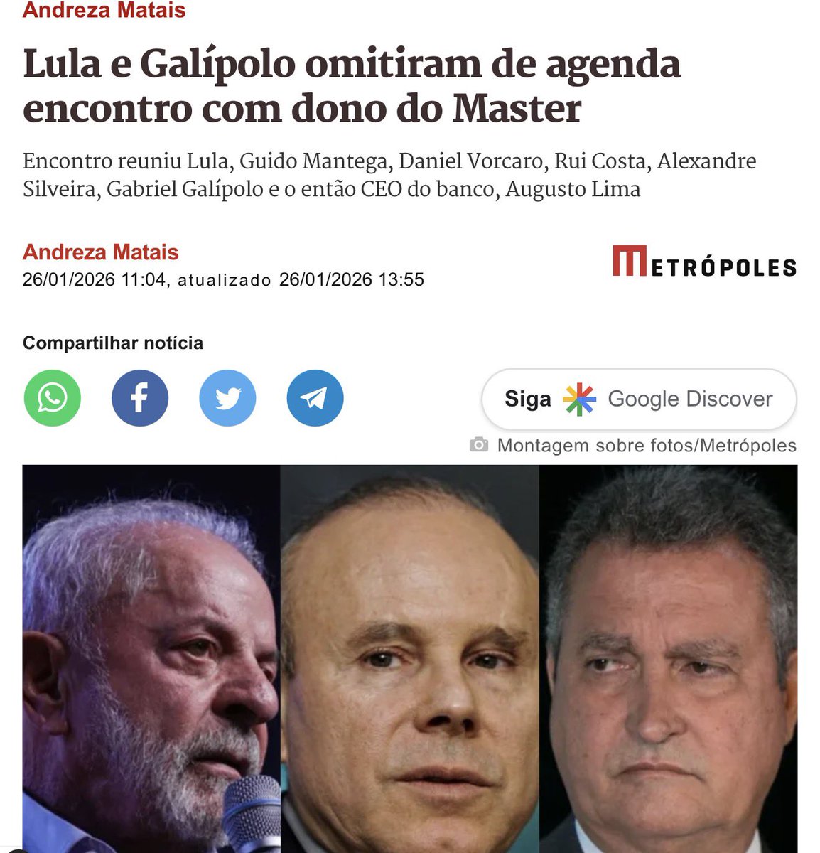 Pri_usabr1's tweet image. O presidente Lula recebeu o banqueiro Daniel Vorcaro, do Banco Master, em uma reunião no Palácio do Planalto, em dezembro de 2024, não registrada em agenda oficial. Lula e Galípolo omitiram de agenda encontro com dono do Master
Encontro reuniu Lula, Guido Mantega, Daniel Vorcaro,…