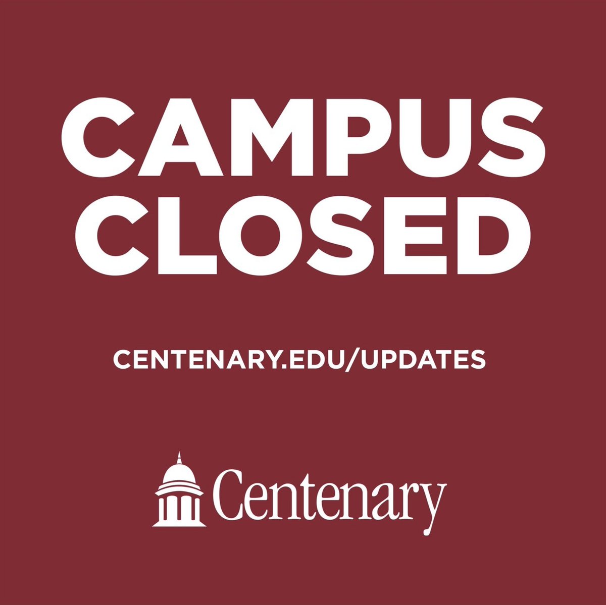 Centenary College tweet media