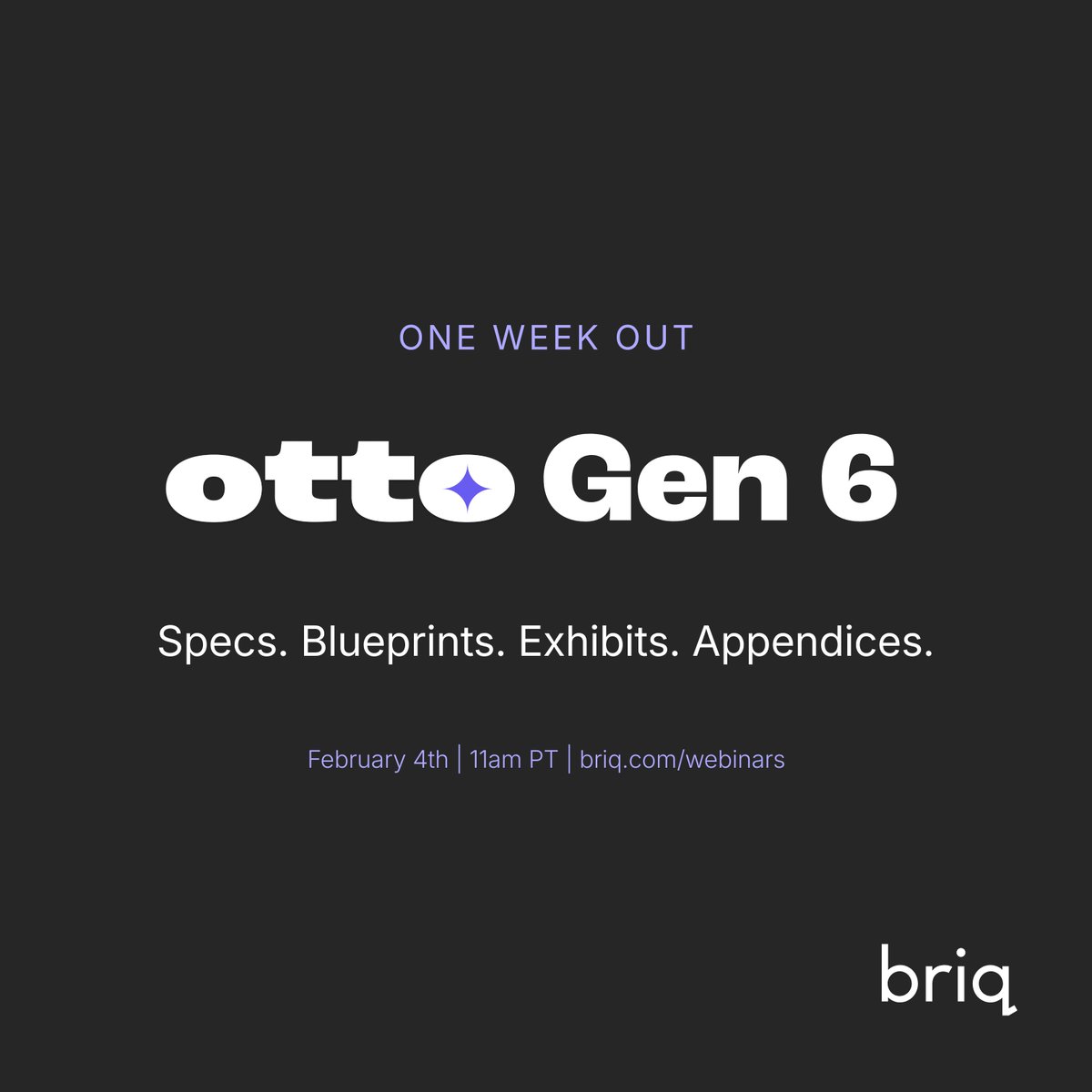 BriqHQ's tweet image. Specs get misread. Exhibits get overlooked. Appendices get skipped.

One week from now, we're showing how Otto Gen 6 handles it.

February 4th. Bassem and Ellis. One hour.

briq.com/webinars/intro…

#AutonomousWorkforce #EnterpriseAI