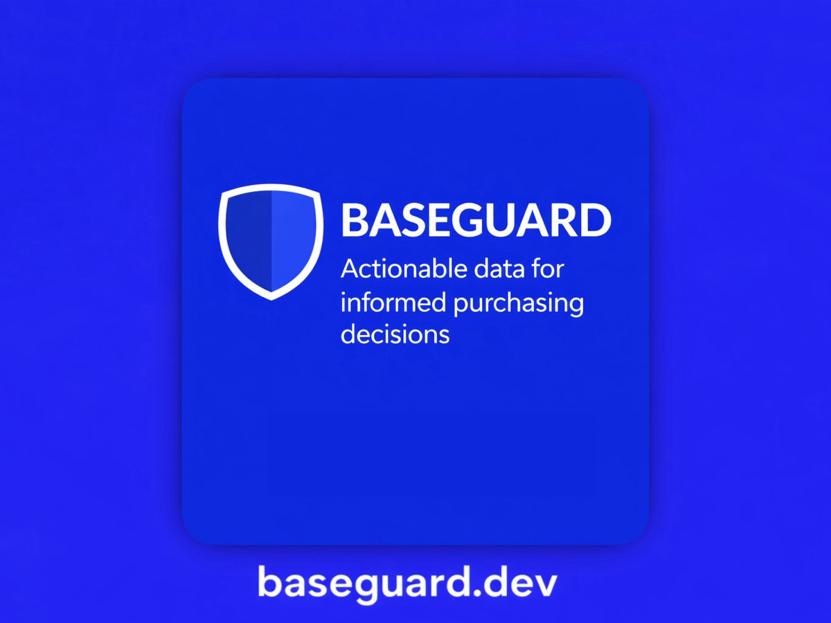WilliamPordobel's tweet image. 🟦 BaseGuard recently had a major update to the Security Scan feature.

-Fake Volume Detection
Flags patterns where devs are buying/selling the same amount to simulate activity.

-Micro Buy Detection
Detects dev behavior where they buy tiny amounts across thousands of wallets,