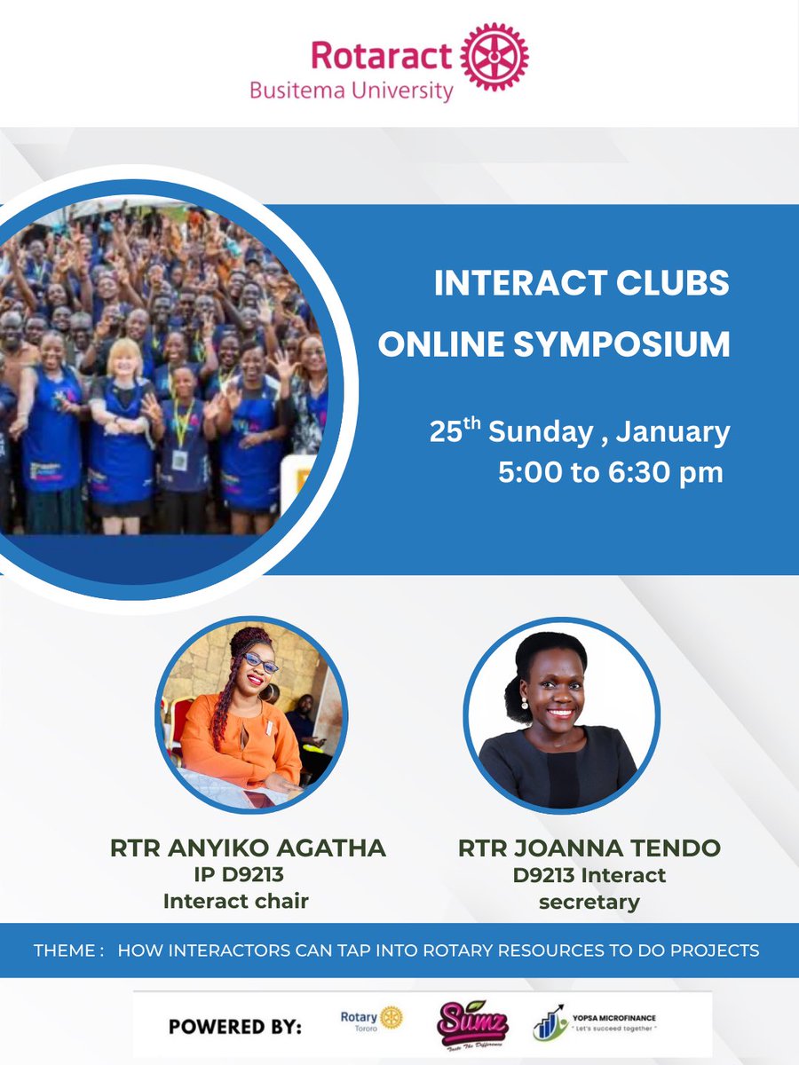 Rotaract club of busitema university tweet media