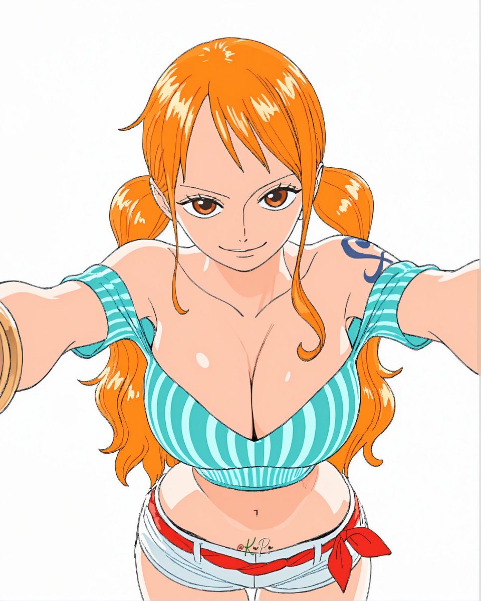 Nami from One Piece: Heroines novel 😳