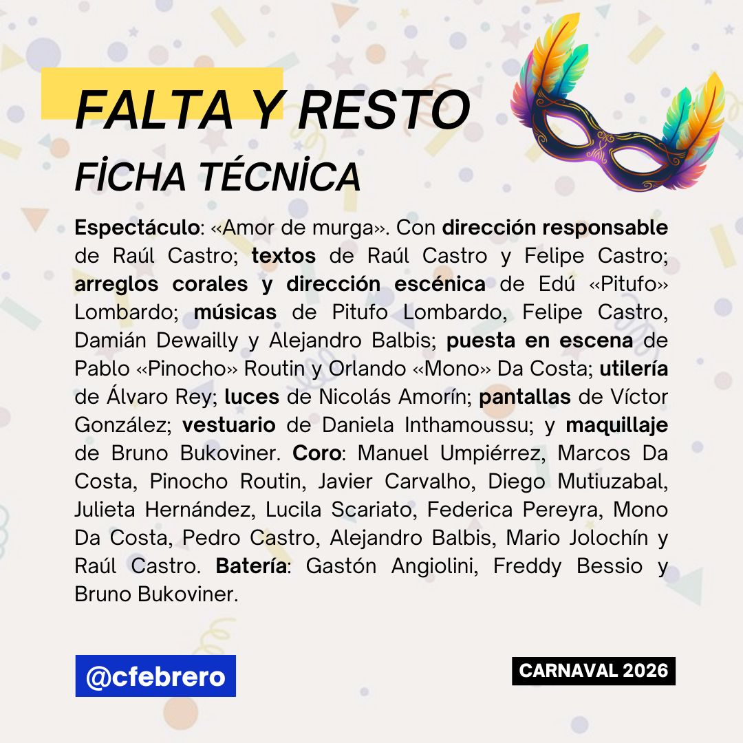 ¡A las 20 comienza la transmisión de Calle Febrero por las Radios Públicas del Uruguay!

Escúchanos en vivo desde todo el país.

Estas son las fichas técnicas de los grupos que actúan hoy en el Collazo.