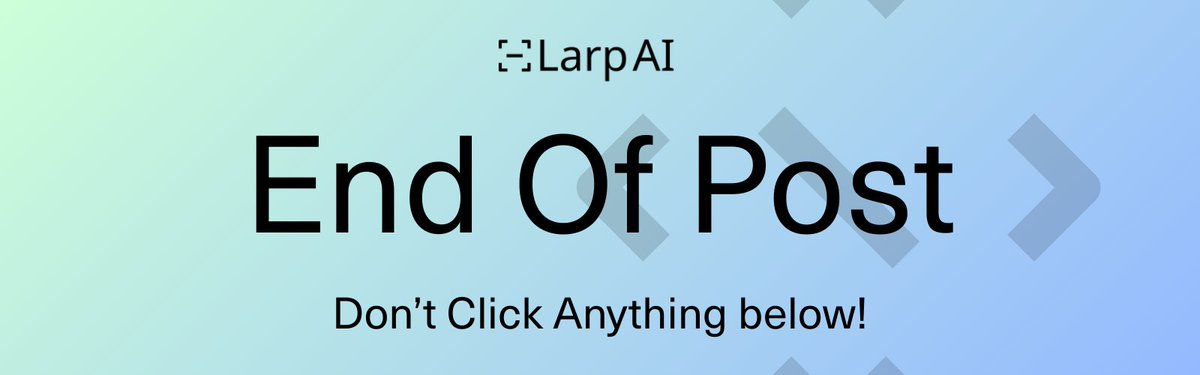 Larp AI tweet media