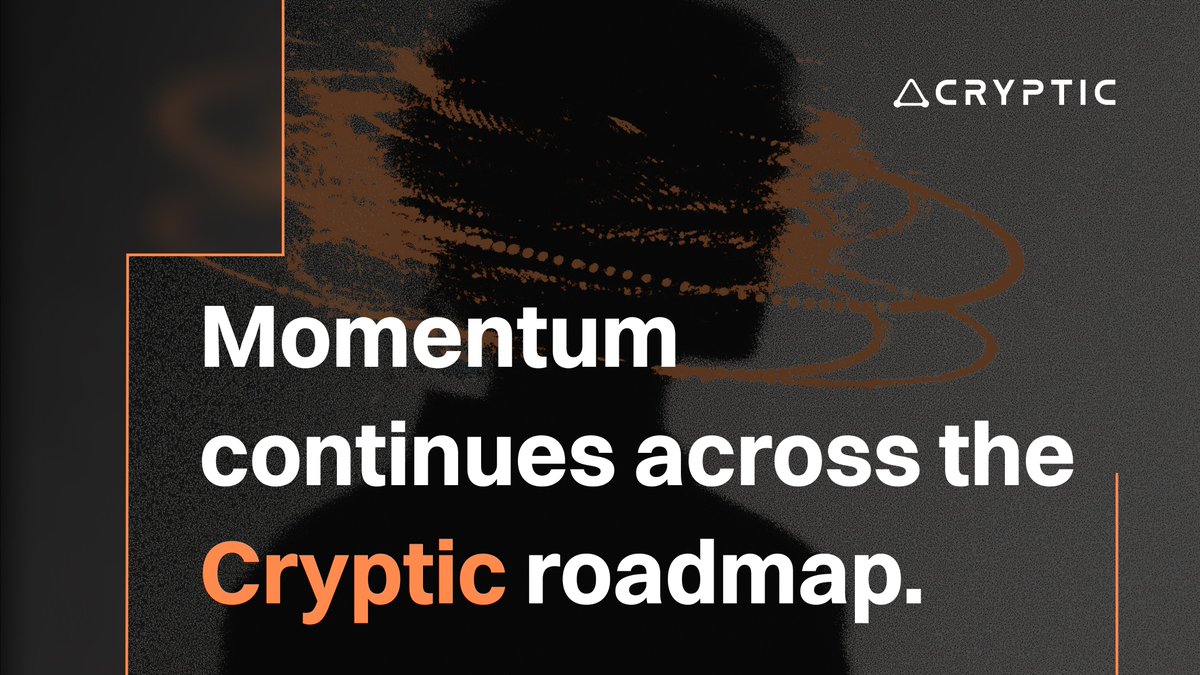 CrypticTechApp's tweet image. Momentum continues to build across the Cryptic roadmap.

Over the past week, the team made strong progress advancing several core releases in parallel, including our WalletConnect integration, public group chats, and broader communication upgrades.

We expect iOS approval, our…