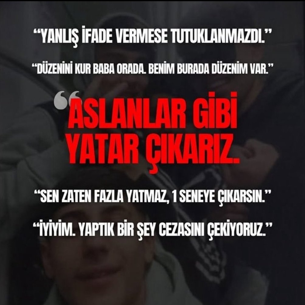 Türkiye’de büyüyen çoğumuz için “kardeş” tanım değildi, refleksdi. Tanımadığın çocuk bile kardeşti; küçükse abisi, ablası olurdun. “Hadi kardeş kardeş oynayın” diye büyüdük.

Ne ara “pardon kardeşim” ölüm sebebi oldu? Böyle bir çocukta çocuklukta yok!

#AhmetinAdaletiSağlanmadı