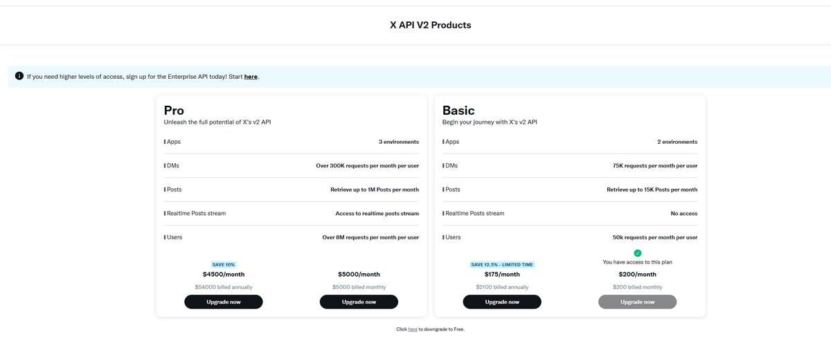 additionally, we also upgraded to the official twitter api