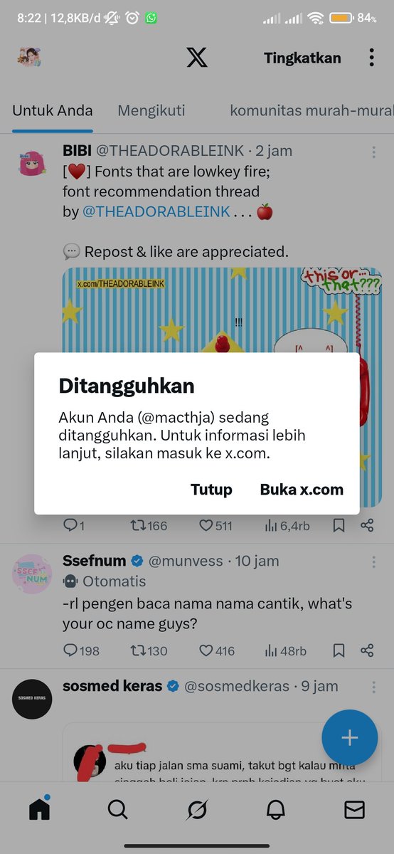 help rt guys 🐈

halloo guys ini mouryn/mou @.macthja yapp akhirnya kena gusur juga padahal itu eysisi tahan banting poll, huhu mana layout nya baru beli sayang banget ;___; yuk guys yg mau temenan lagi sama aku rep sajeu yaa nanti aku efbi maacii 🫶🏻🩷
[ #zonauang ]