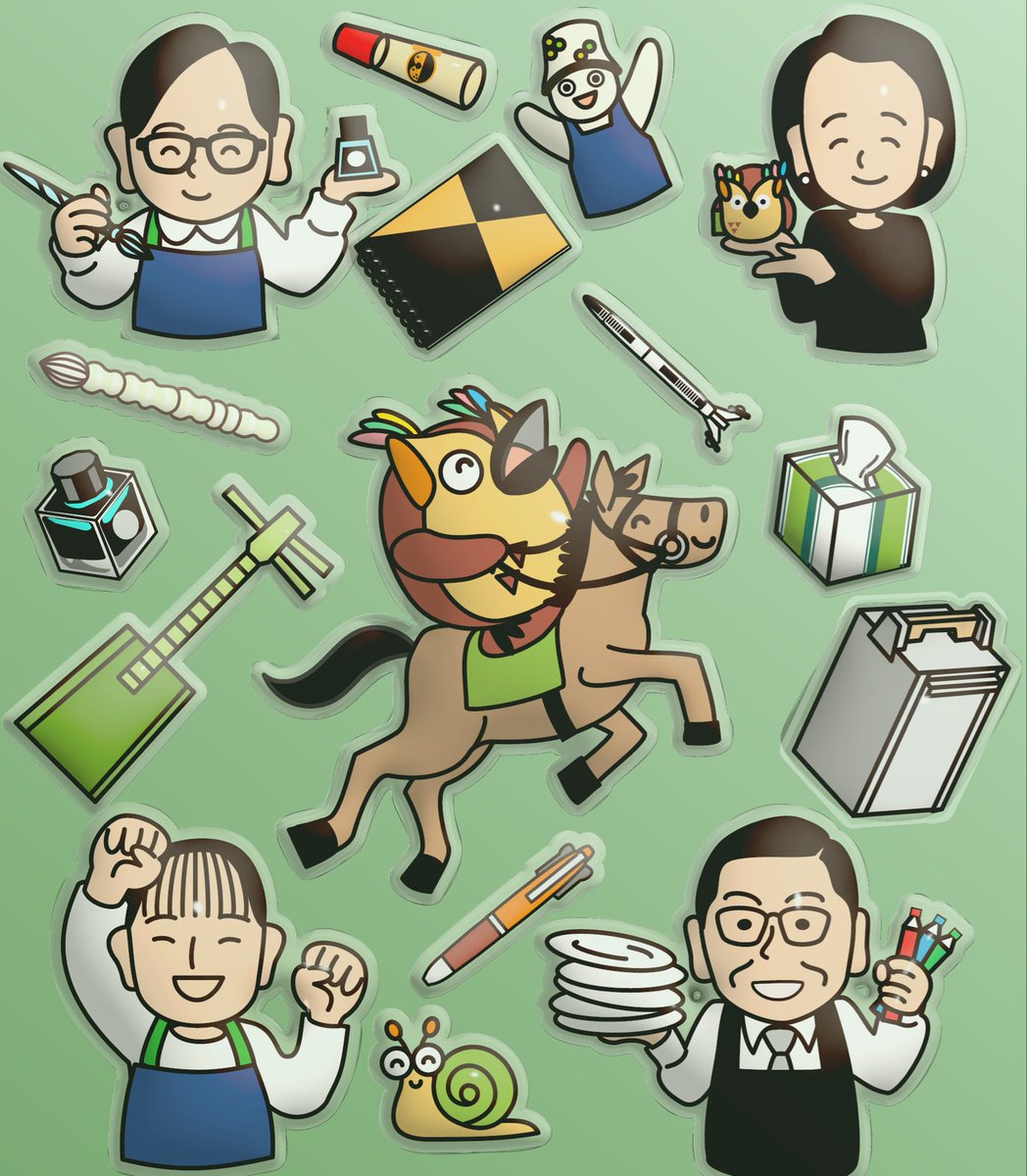 昨年末バズっていた間仁田さんが紹介した事ではじめて知った"ボンボンドロップシール"をゆうせか午年バージョンで描いてみました😃

#有隣堂しか知らない世界 #ブッコローイラスト #ボンボンドロップシール