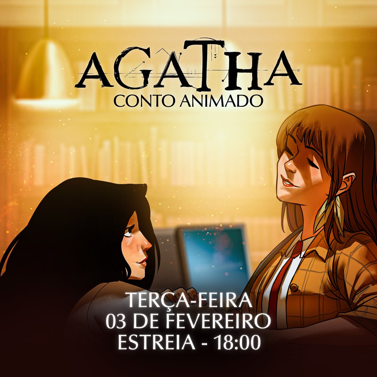 OrdemParanormal's tweet image. 🪶AGATHA - O CONTO ANIMADO

🗓️DIA 03 DE FEVEREIRO 
🔴ESTREIA - 18:00 em todas as plataformas  

O conto "Agatha" transformado em uma animação de mais de 17 minutos, interpretada por Karen Padrão, revelando o passado sombrio de Agatha Volkomenn e o que a levou até a Ordem.