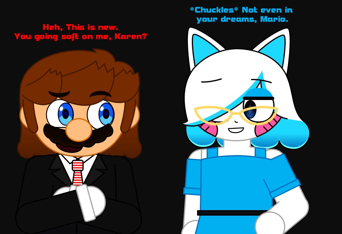 This is indeed a reference :D
#SMG4 #smg4fanart #smg4mario #smg4karen #pastapaws