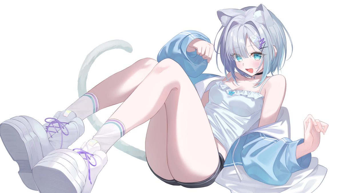 shinomiya_ino's tweet photo. 猫耳すみー🐈‍⬛🩵
#すぅあーと https://t.co/kzyN9jLsAa