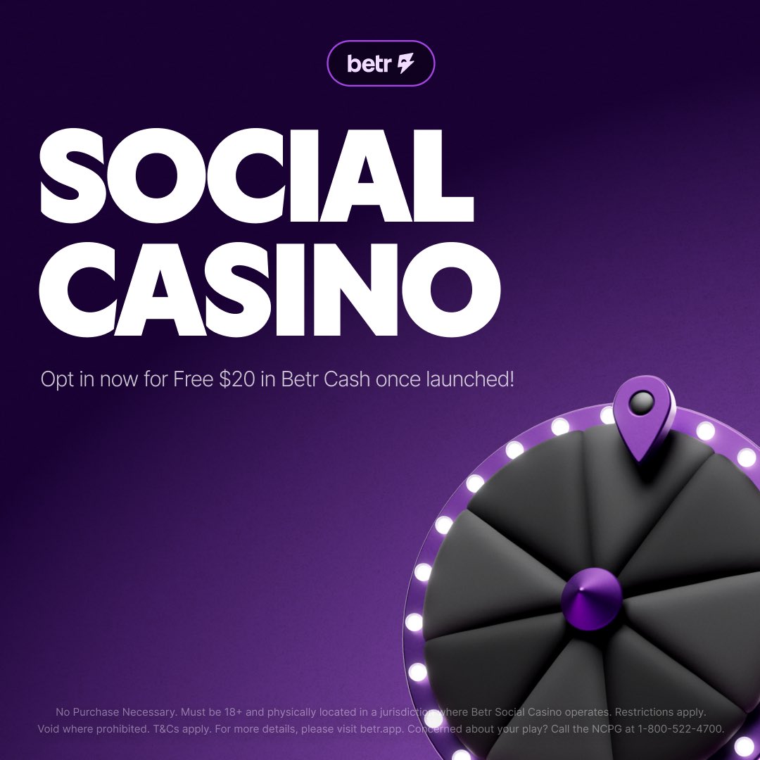 🚨MASSIVE NEWS $250 GIVEAWAY 🚨

Betr Social Casino is COMING SOON &amp; we want all of you to be apart of it 🔥

Pre-Registration is LIVE &amp; we’re giving FIVE random people $50 in Betr Bucks who:

- like &amp; RT this tweet ❤️ 
- reply with proof that they opted in (link in bio) 👀
-