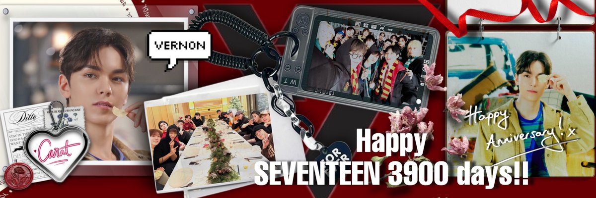 [01/27/2026 VERNON COMMUNITY POST]
Banner credits: <a href="/Gv1004yoom/">‎☁️𓂃◌𓈒よっしー | fan👼🏻💎</a>

Happy SEVENTEEN 3900 days!!

D-22to #VERNON 3rd Charity Fairy project 🔜
Dollys and Carats please stay tuned for more info from us 

#SEVENTEEN #세븐틴 
#버논