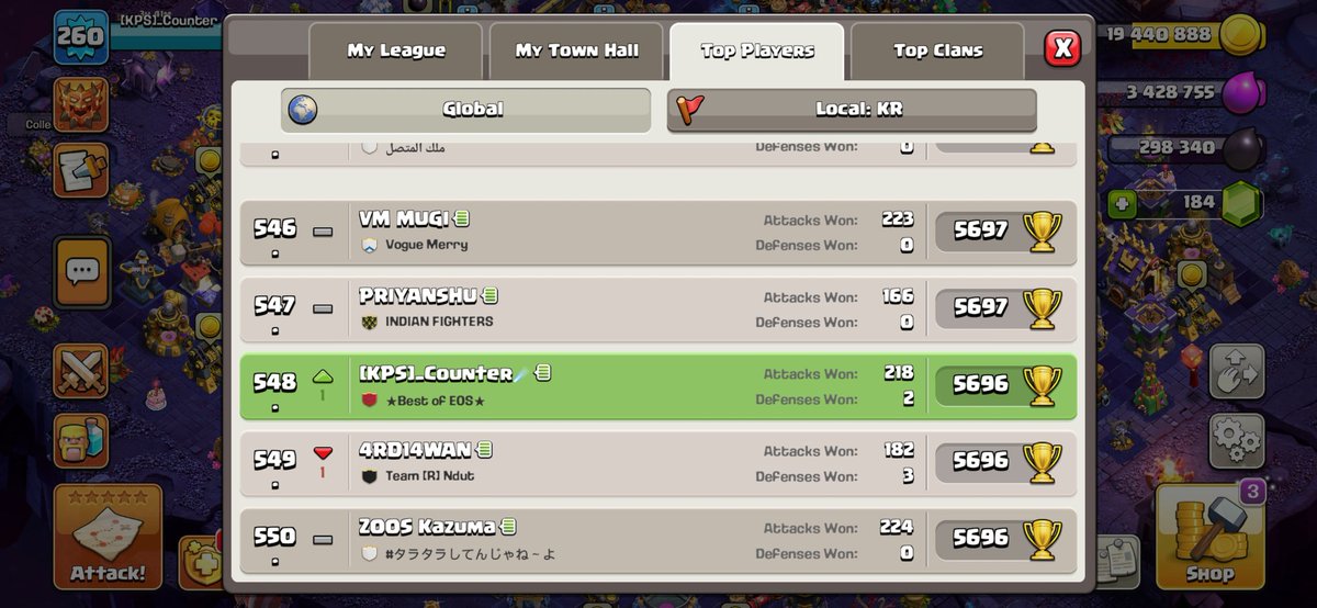 counter_coc's tweet photo. January 2026 Legendary League
My EOS defense is very nice!🏆
#clashofclans #legendleague
#llbase #basebuilding https://t.co/p504rPD7XY