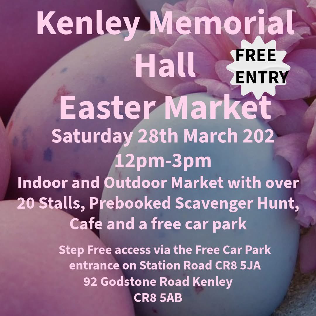 Remember to book for scavenger hunt or your stall; remember to email bookingskenleymh@gmail.com for stalls ticketsource.co.uk/kenley-memoria…