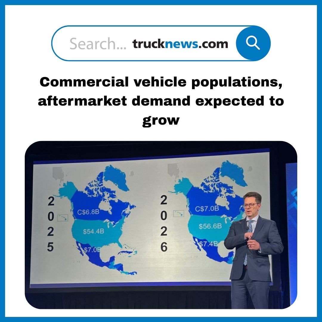 Todaystrucking's tweet image. Conventional thinking suggests that when the Class 8 #truck market is suffering, #aftermarket is thriving. As #fleets extend lifecycles – and they are – it stands to reason there’ll be greater demand for replacement parts, James Menzies reports 
trucknews.com/business-manag…
