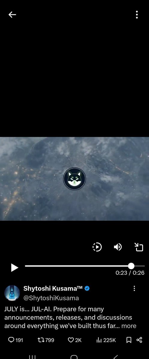 Just in ⚠️: shytoshi comes back with a message for us all 

Looks like $MANYU in teaser video coincidence??? 

What do you think #ManyuArmy either way something is coming 
stay tuned $SHIB $MANYU 

#shib
#AI