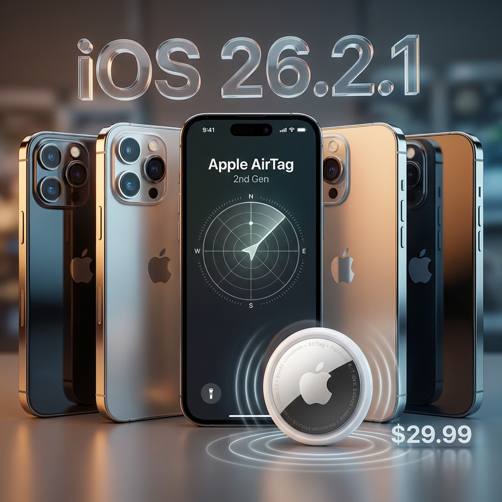 TappyURL's tweet photo. Apple’s First 2026 Update: AirTag 2 &amp; iOS 26.2.1 📲✨

Learn more 👉🏻 https://t.co/RMrALjEzPX

#tappyurl #urlshortener #news #TechNews #NewsUpdates #newupdate #apple #ios #iosupdate #softwareupdate #newfeatures #airtag #2ndgen #iphoneupdate #iphone https://t.co/DWcSfGAkNm