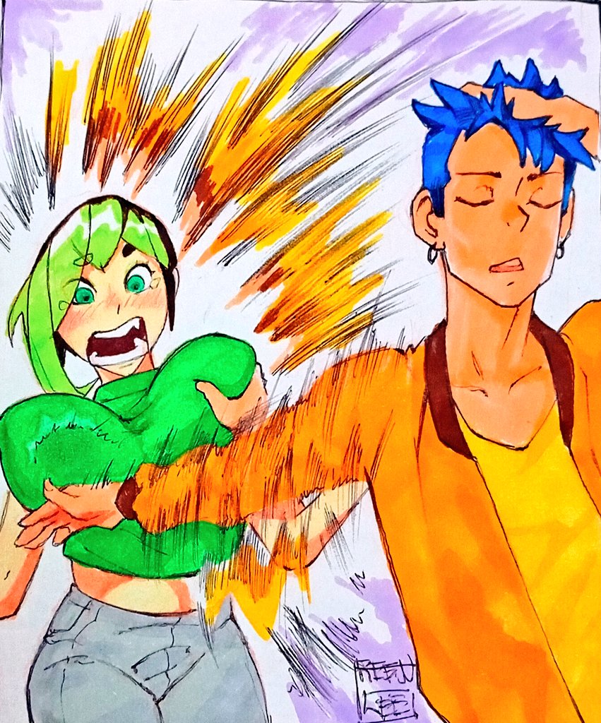 art_green1415's tweet photo. Apenas estoy viendo #jujutsukaisen y me salen con esa escena, se me hizo súper chistosa 🤣🤣
Así que ni modo le tocó a la pobre de Green 💚
#animememes #sketch #curvysize #artlover https://t.co/uUqdo8jGmC