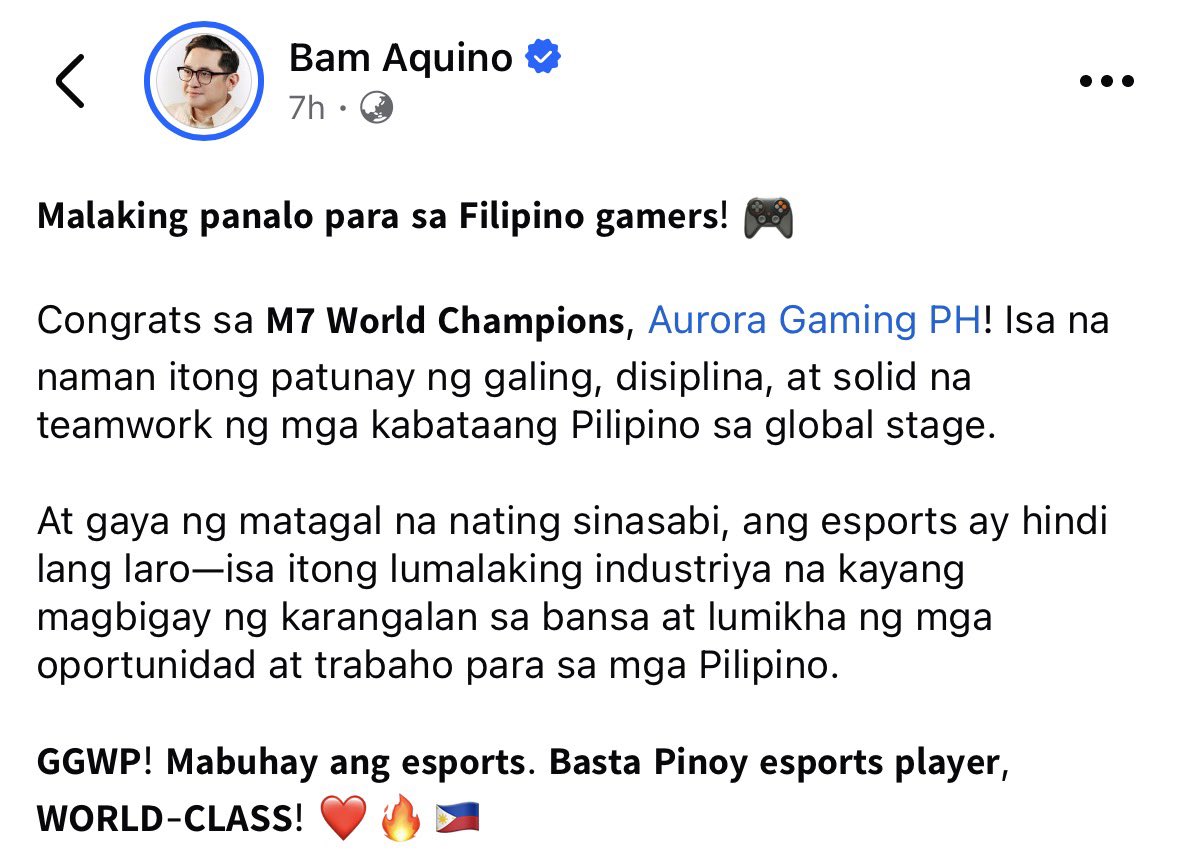 _akemistique's tweet photo. Senator Bam congratulating Aurora!!! Ganito ba ang relevant lang because of the “precious VeeWise” 🥹 https://t.co/hhSyBCsN5S