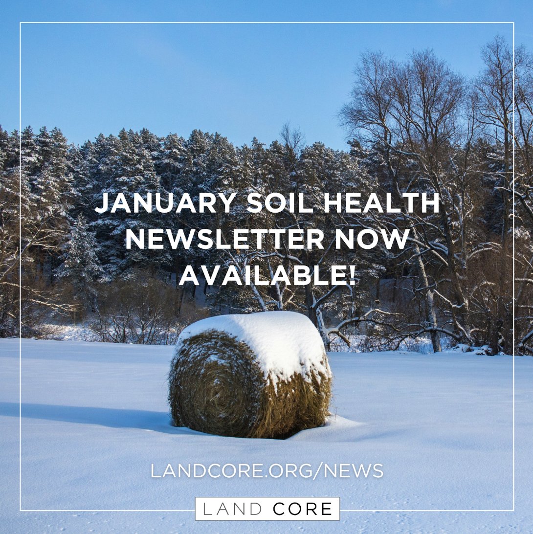 📬 ICYMI: Land Core's January #SoilHealth Newsletter is out!

landcore.org/news-post/janu…

Subscribe to our newsletter so you don't miss the latest soil health and ag news!

landcore.org/news (link in bio)