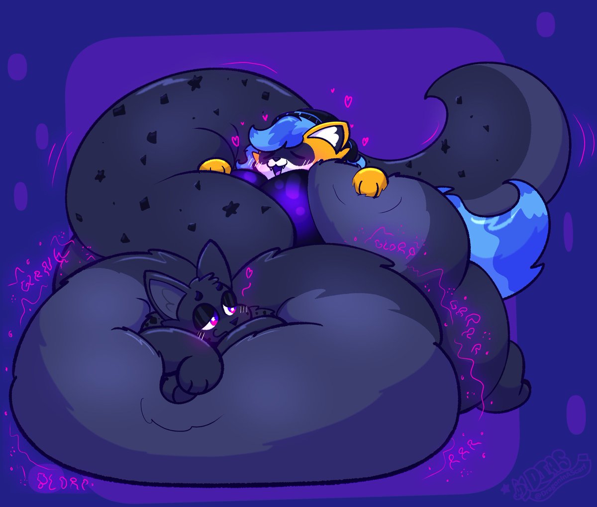 For <a href="/DoughieGlowie/">One Sly Raccoon~!</a> 
Comfyyyyy.....