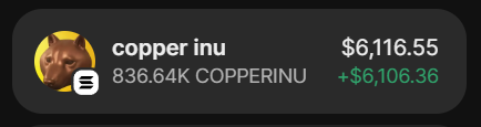 whalemakesmagic's tweet image. $6,000 $COPPERINU GIVEAWAY

I love my community and want to share some profit with it.

Retweet and like this post. Reply with $SOL addresses.

Follow so I can dm you.