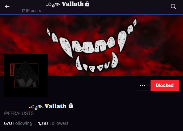 ⚠️Ａ ＷＯＲＤ ＯＦ ＷＡＲＮＩＮＧ⚠️
Be on a lookout for @/FERALUSTS
in case if he follows you.
Block &amp; Report him for being a P*DO 
and being into some fucked up fetishes [Example: R*PE]
Do not interact with him in anyway shape OR form.
Stay safe out there.