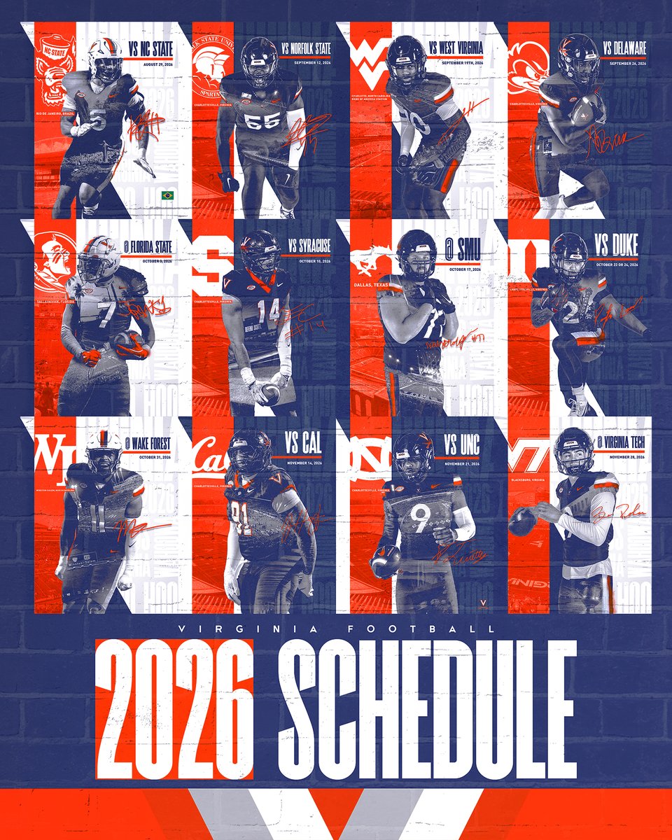 2026 Hoos Football 🏈

#GoHoos 🔶⚔️🔷
